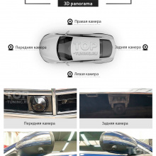 Бесшовная система кругового обзора 360° градусов для Mercedes GLC X253