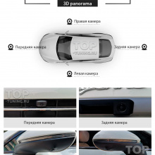 Бесшовная система кругового обзора 360° градусов для Lexus ES