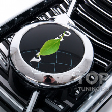 12568 Хромированная эмблема в решетку для Volvo — дорестайлинг/рестайлинг