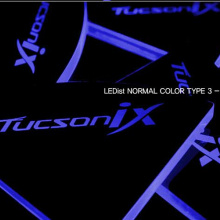 Тюнинг салона Hyundai ix35 - вставки светодиодные под дверные ручки - комплект 4 штуки - от компании Ledist.
