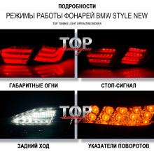 Режимы работы - 8633 Задние светодиодные фонари Epistar BMW F10 STYLE NEW